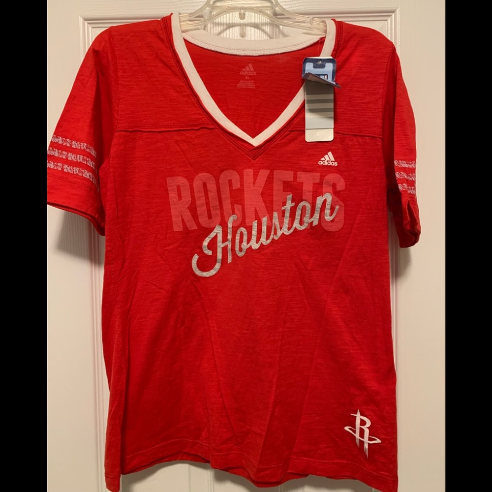 Adidas Houston rockets V- Neck women’s top